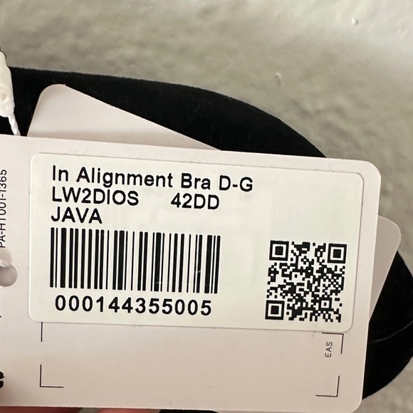 NWT Lululemon In Alignment Sports Bra, Size 42DD, Color Java - Picture 3 of 6